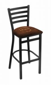 Indian Motorcycle Brown Leather L004 Stationary Bar Stool