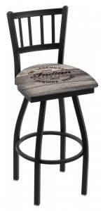 Indian Motorcycle Wood Engraved L018 Bar Stool