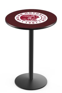 Indian Motorcycle Head Logo Black Wrinkle L214 Pub Table