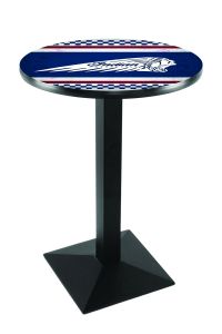 Indian Motorcycle Black Wrinkle L217 Pub Table with Cafe Racer 4