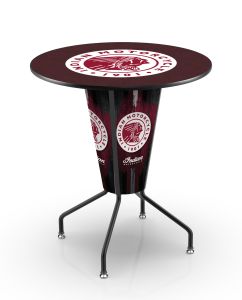 Indian Motorcycle 1P LED Lighted Pub Table with Head Logo Table Top