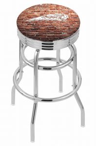 Indian Motorcycle Brick Wall L7C3C Retro Bar Stool