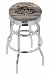 Indian Motorcycle Engraved Wood  L7C3C Retro Bar Stool