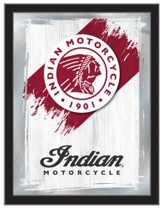 Indian Motorcycle Logo Mirror Tan