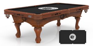 Indian Motorcycle Pool Table with Logo Hainsworth Cloth